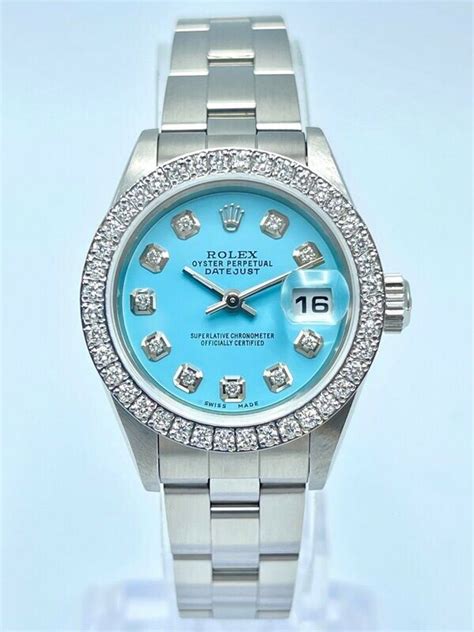 tiffany blue womens rolex|rolex tiffany blue face.